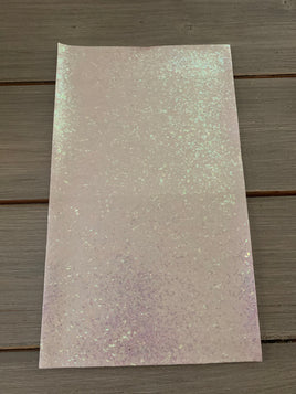 White smooth glitter sheet