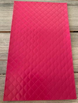 Pink quilted solid