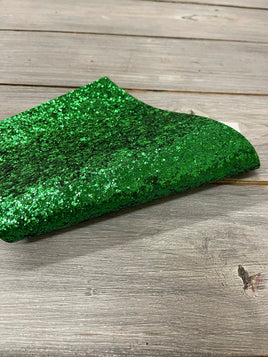 Green chunky glitter