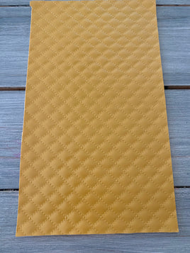 Mustard quilted solid