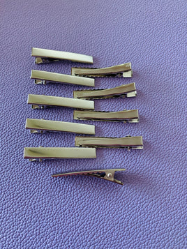 10 pack of 1.75in silver alligator clips